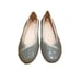 Vionic Carroll Ballet Flat Green Croc Embossed Size Women's 8.5