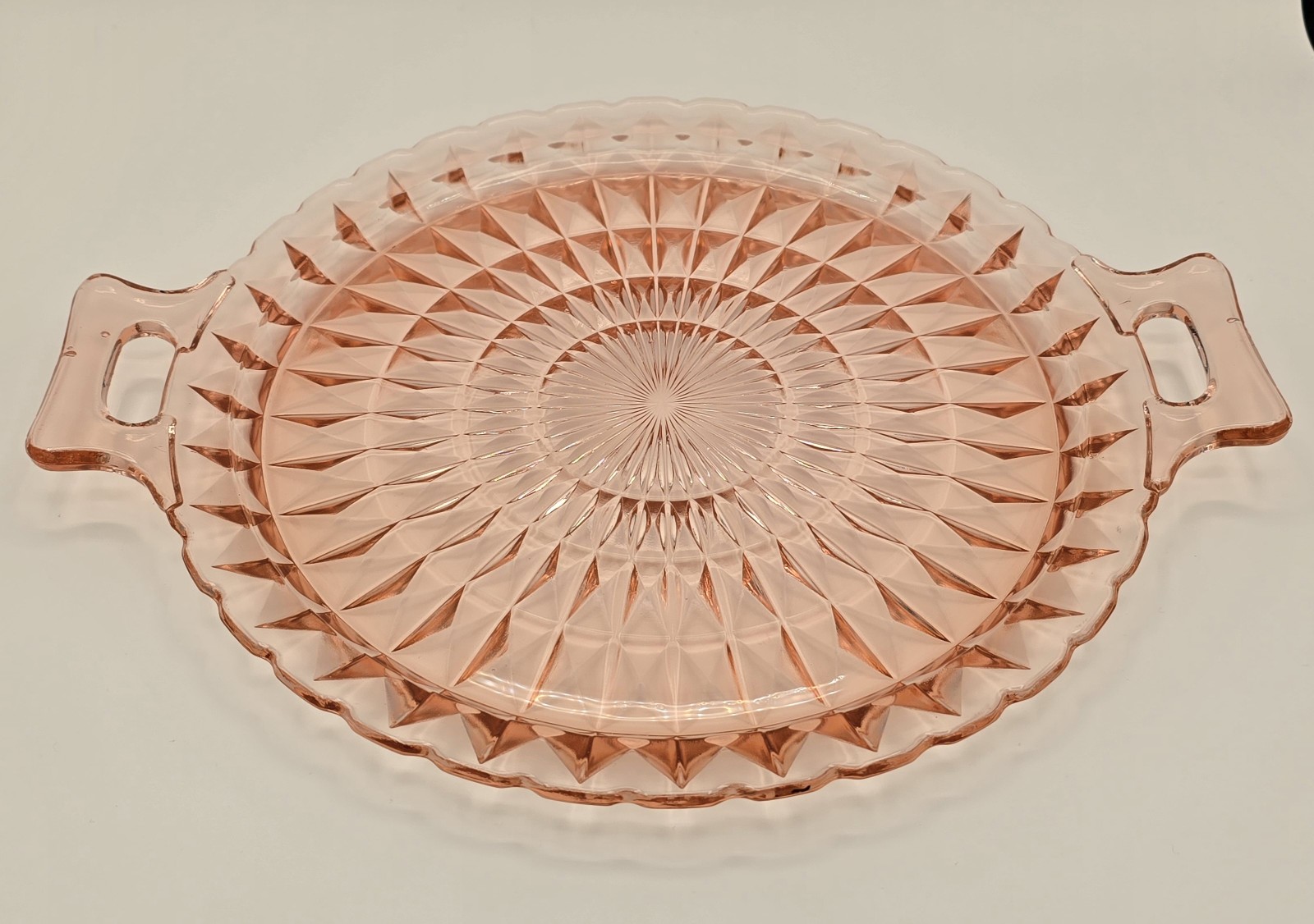 Windsor Jeanette Pink Depression Glass Dish