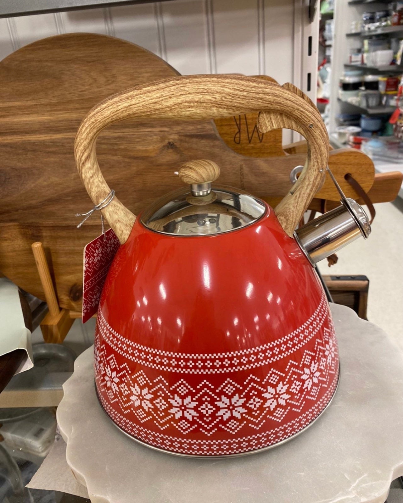 Masterclass Christmas Whistling Kettle