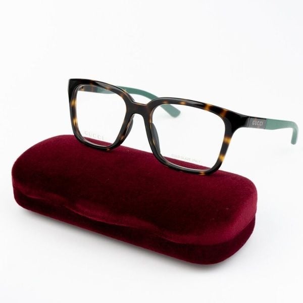NEW Gucci GG1738O 003 Havana Green Unisex Square Eyeglasses GG 1738O