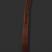 Vintage Size 42 Genuine Leather Tooled Belt with Decorative Buckle