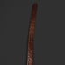 Vintage Size 42 Genuine Leather Tooled Belt with Decorative Buckle