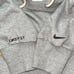 Nike Standard Issue Multi-Color Logo Gray Dri-Fit Hoodie Sweatshirt XXL