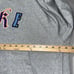 Nike Standard Issue Multi-Color Logo Gray Dri-Fit Hoodie Sweatshirt XXL