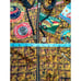 Vintage 90s Giacca Wind Suit Destination Print sz M top S bottom
