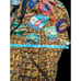 Vintage 90s Giacca Wind Suit Destination Print sz M top S bottom