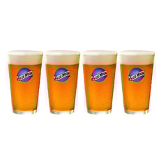 Blue Moon Beer Glass Set - Set of 4