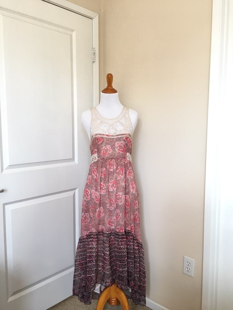 FP Crochet Prairie High Low Dress