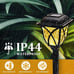 New Waterproof Solar Lights, 6 Pack LED Garden Lights for Yard - Warm White