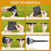 New Waterproof Solar Lights, 6 Pack LED Garden Lights for Yard - Warm White