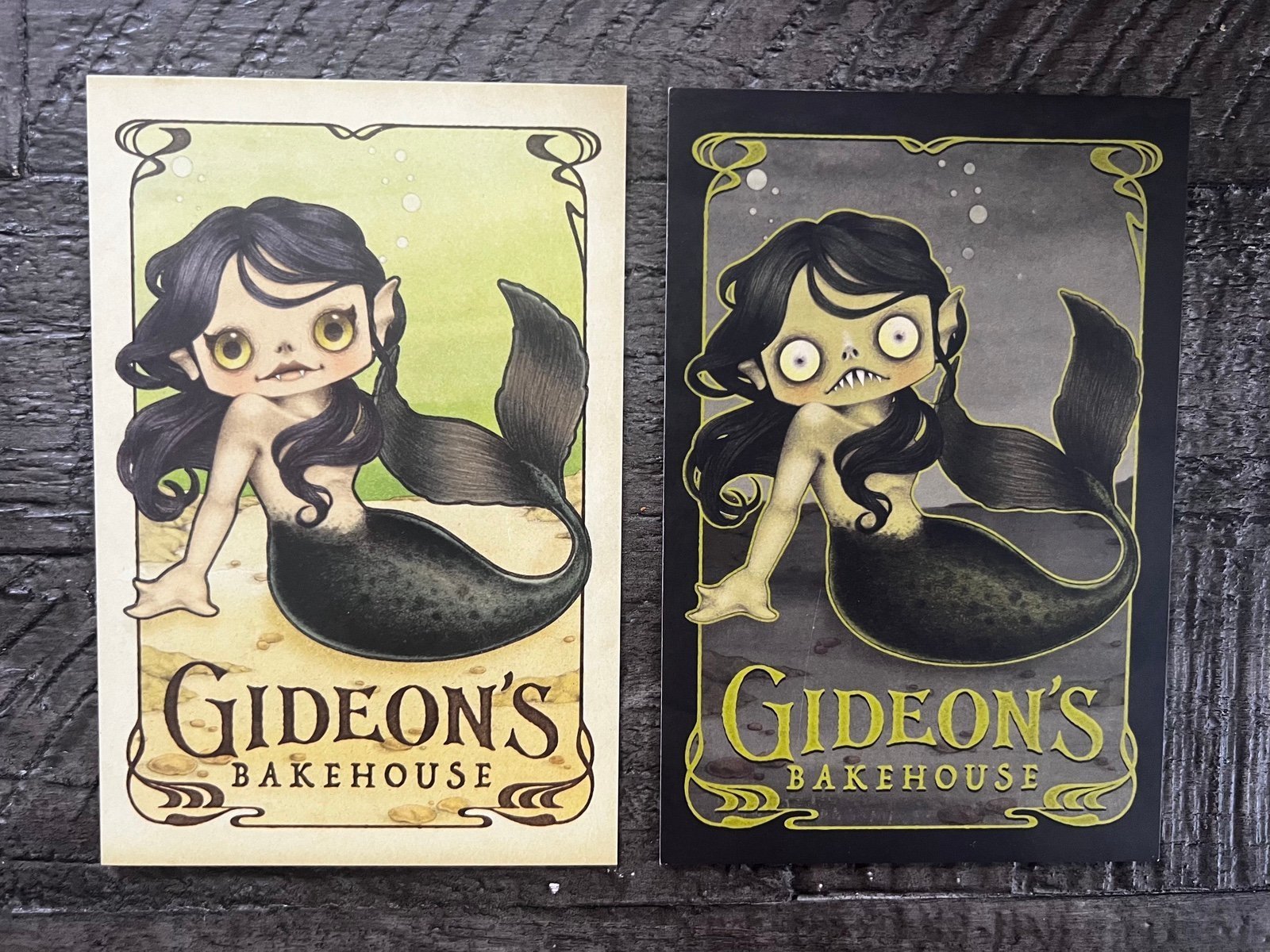 Gideon’s Bakehouse Menu August 2024 Woman Of The Wake Siren Mermaid Set