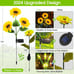 Lights Outdoor Garden Decor - Upgraded 3 Pack Solar Garden Lights9