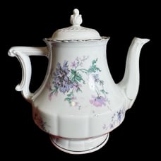 Antique Limoges France Porcelain Teapot,Angelique RARE