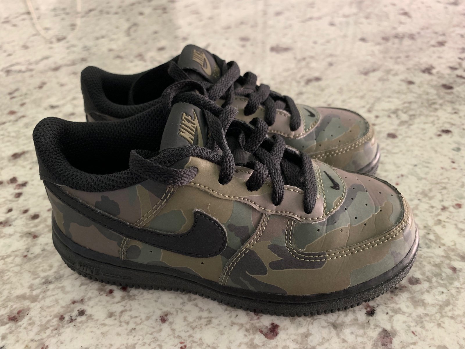 Authentic Nike Air Force One Low Reflective Camo 874380-201 Sneakers Shoes 10c 1