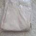 Cream faux croc leather pants size US 8