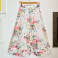 Ralph Lauren Floral Prairie Maxi Skirt Sz 4P