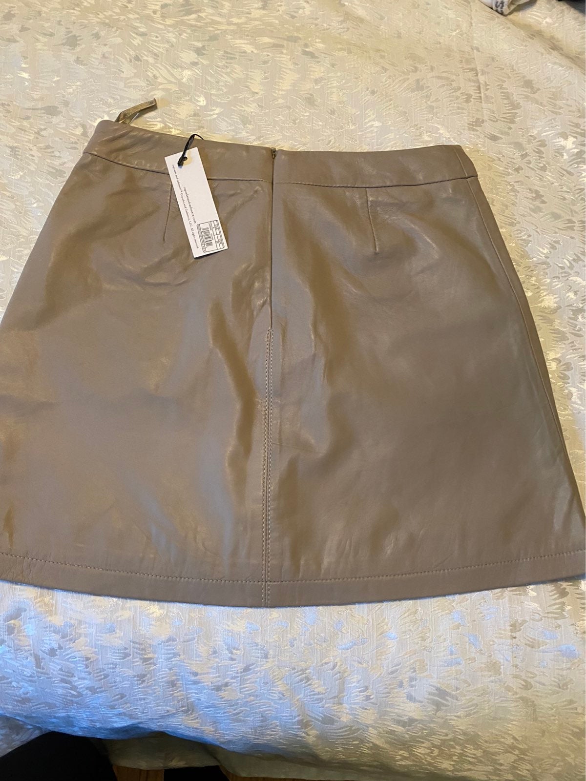 Leather skirt