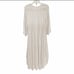 Standard James Perse Seashell White Flowy V-Neck Tiered Midi Dress Size 2 Medium