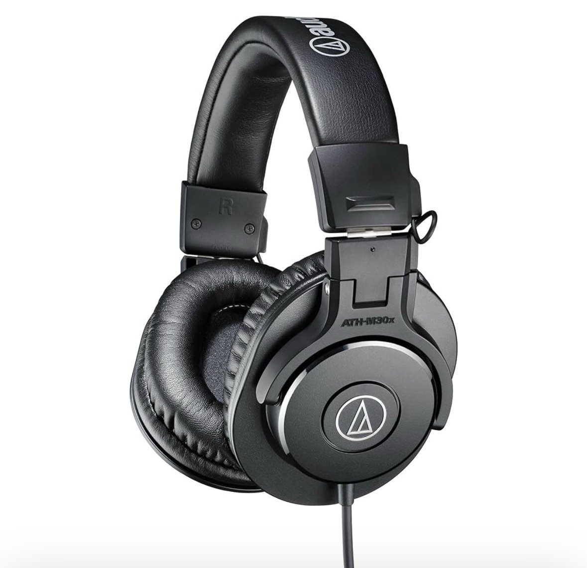 Audio-Technica ATH-M30x Professional Studio Monitor Headphones, Black