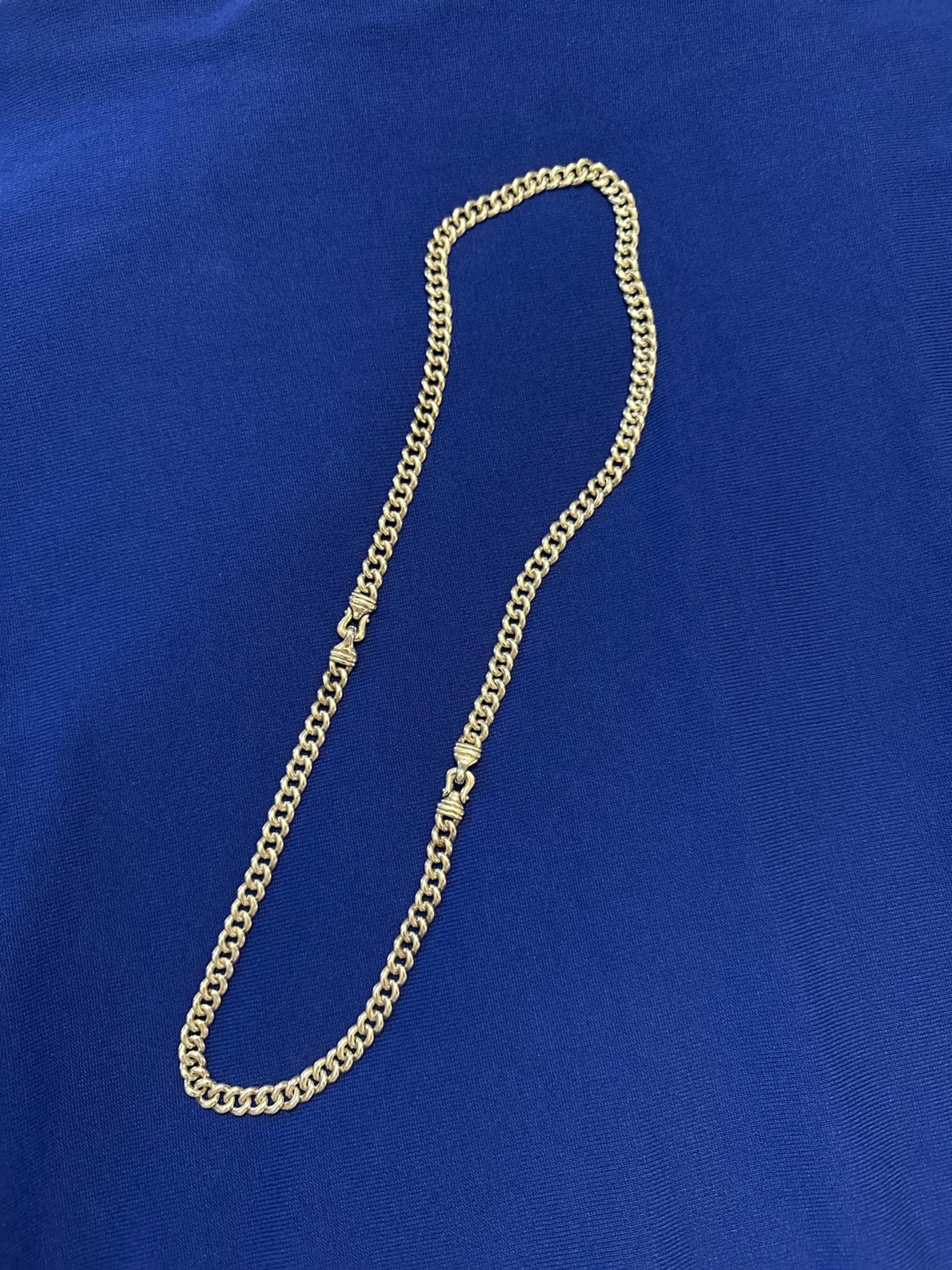 David Yurman Buckle curb necklace