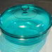 Pyrex Basketweave Casserole Bowl & Lid Teal