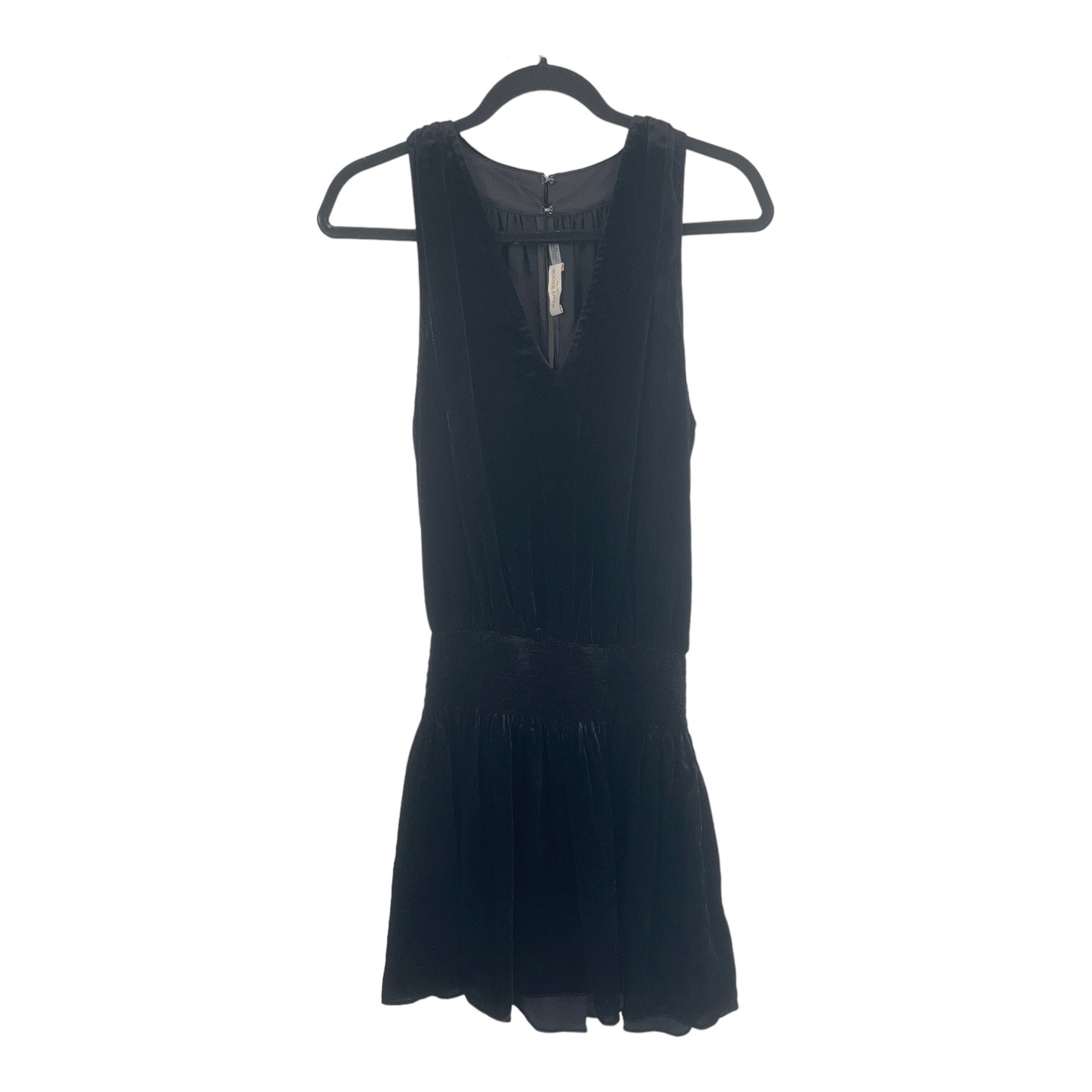 Ramy Brook Dress Jerry Velvet Minidress black Medium M