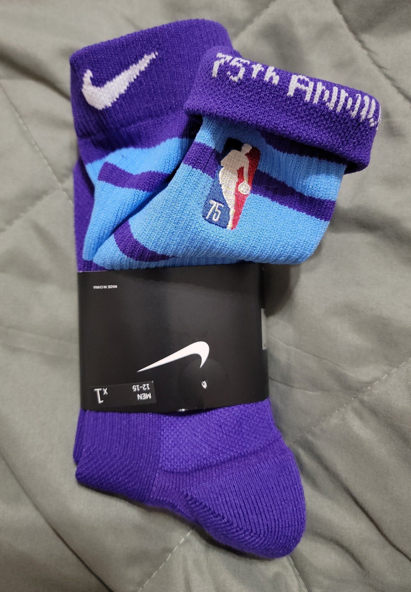 Nike NBA 75th Anniversary XL Socks