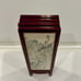 Chinese 4 Panel Screen Hand Painted Silk Lacquer Rose Wood - Signed, VTG, RARE