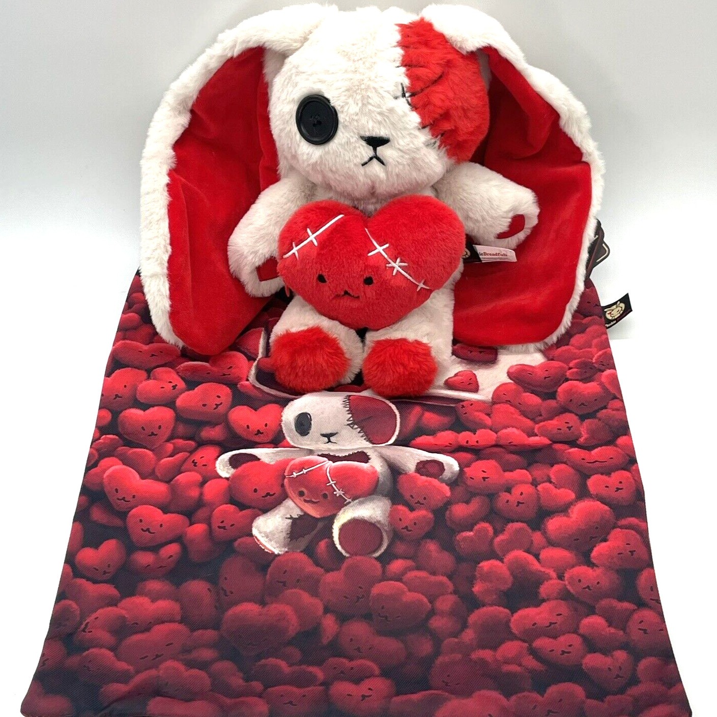 Plushie Dreadfuls Love Rabbit Plush Set Valentine's Limited Edition NWT