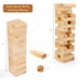 Costway Giant Tumbling Timber Toy 54 PCS Wooden Blocks Game w/ Carrying Bag,zoia