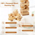 Costway Giant Tumbling Timber Toy 54 PCS Wooden Blocks Game w/ Carrying Bag,zoia