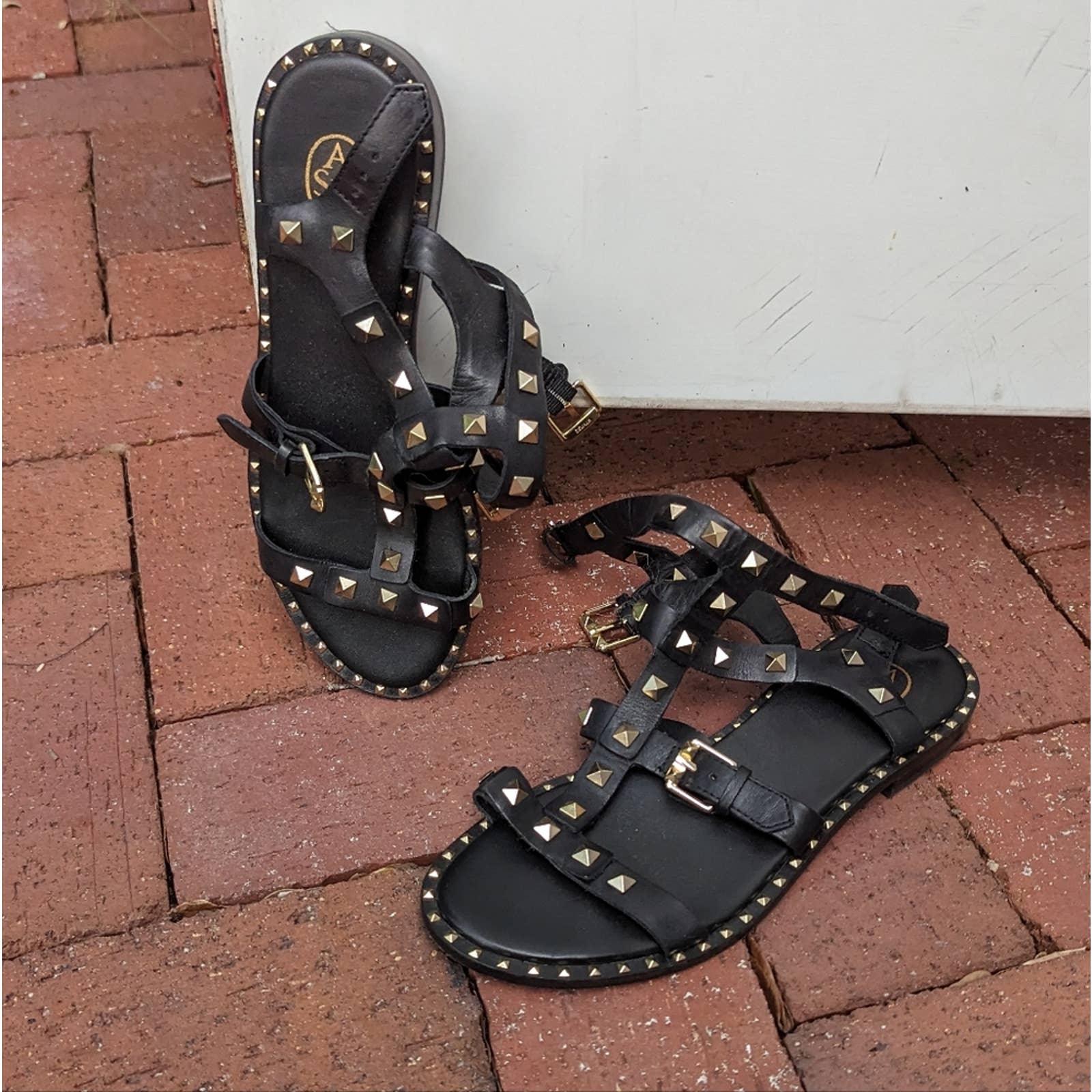 Ash pacific best sale studded strappy sandal