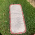 Vintage Retro Stawbwery Plush Ruffle Table Runner
