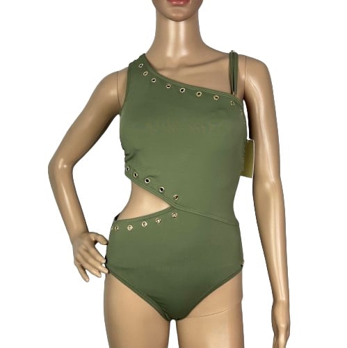 NEW MICHAEL MICHAEL KORS GREEN ONE-PIECE SWIMSUIT