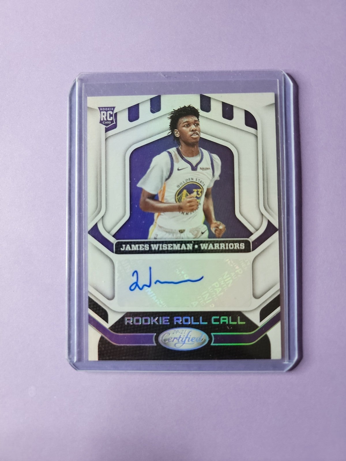 2020-21 Panini Certified Basketball James Wisemen Rookie auto #RP-WIS