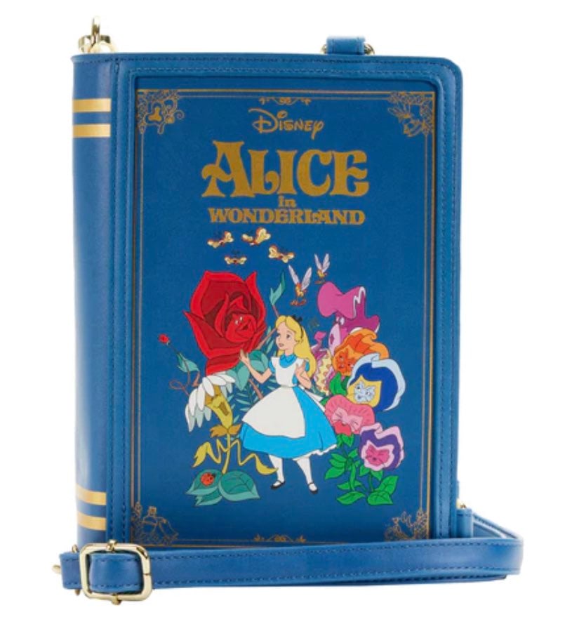 Loungefly X Disney Alice in Wonderland Book Convertible Crossbody Bag