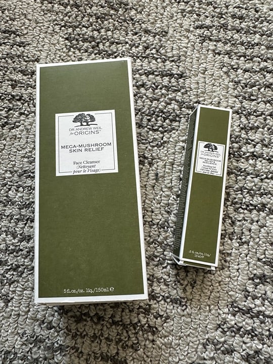 Origins eye cream and cleanser
