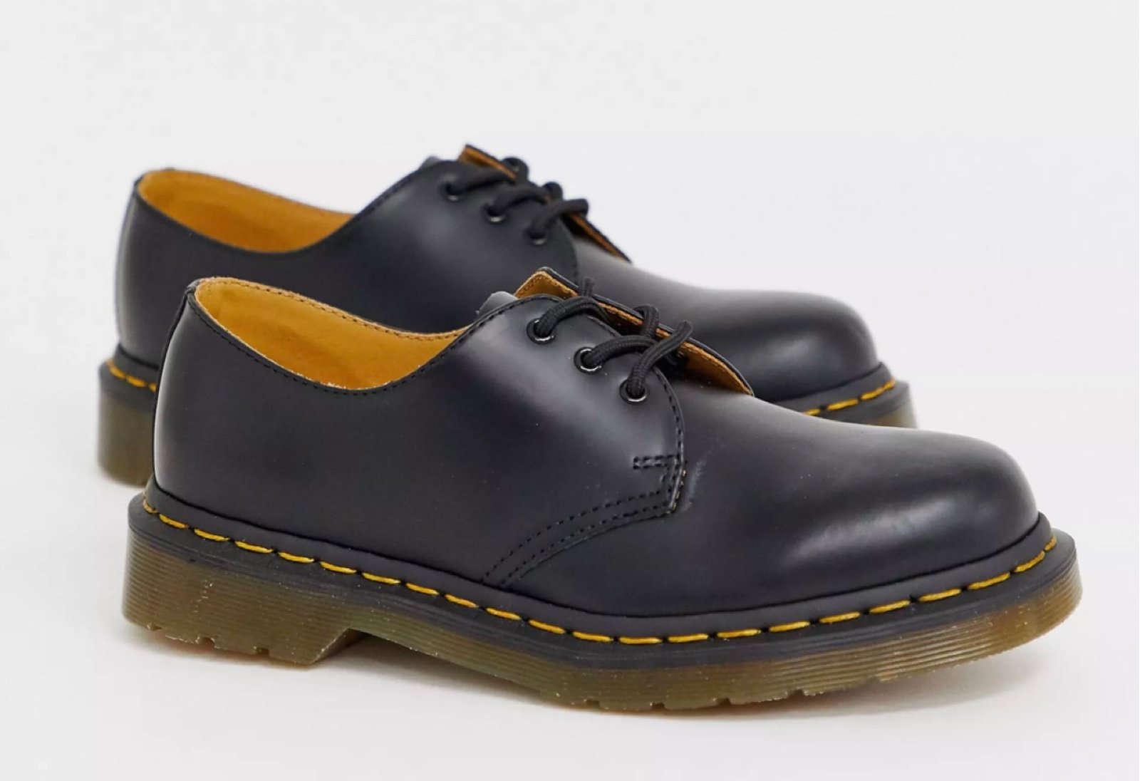 Dr. Martens Unisex Shoes Casual Lace-Up Derby Low-Profile Leather