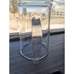 Vintage 80s Large Heavy Clear Glass Beer Serving Pitcher