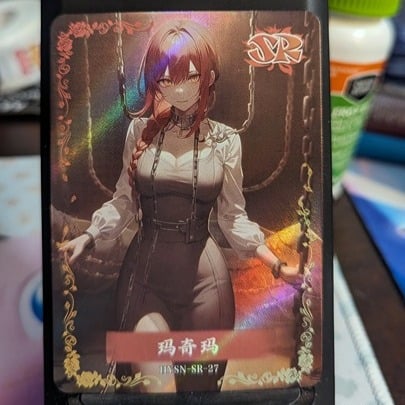 HYSN-SR-27 Makima Chainsaw Man Flower Girl - Goddess Story Anime Waifu SR Card