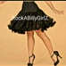 Tatyana Rockabilly 25 Long SUPER SOFT Black Crinoline Petticoat Swing Skirt