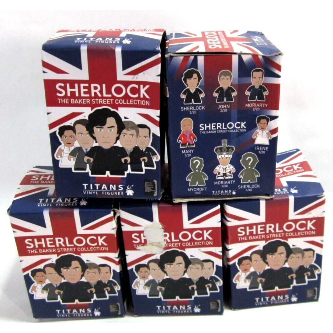 2015Titans Vinyl Figures SHERLOCK -The Baker Street Collection Blind Boxes -x5