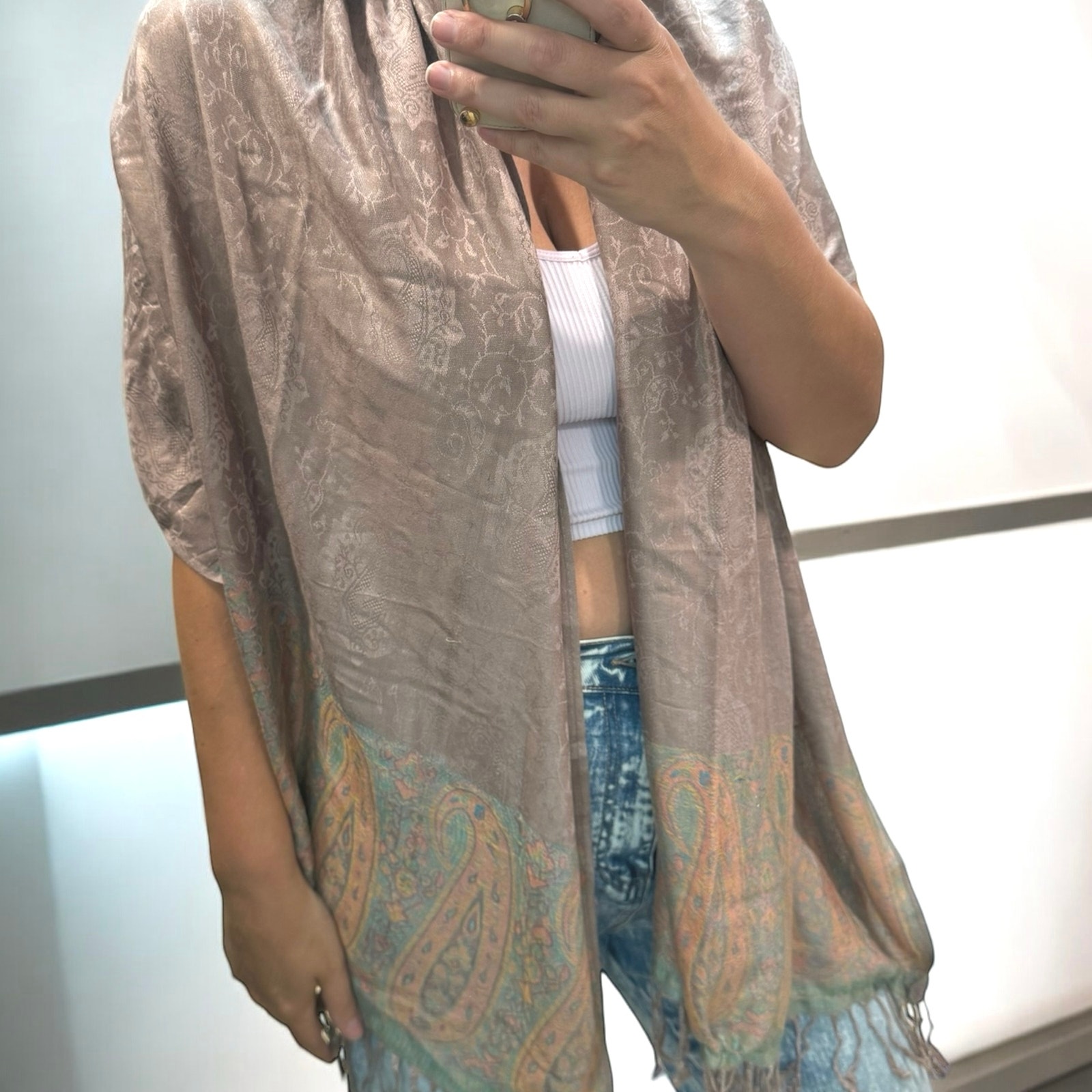 Pashmina Scarf Beautiful Neutral