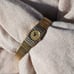 Vintage and Very Unusual Seiko Small Oval Shaped Face Gold Tone Bracelet Watch