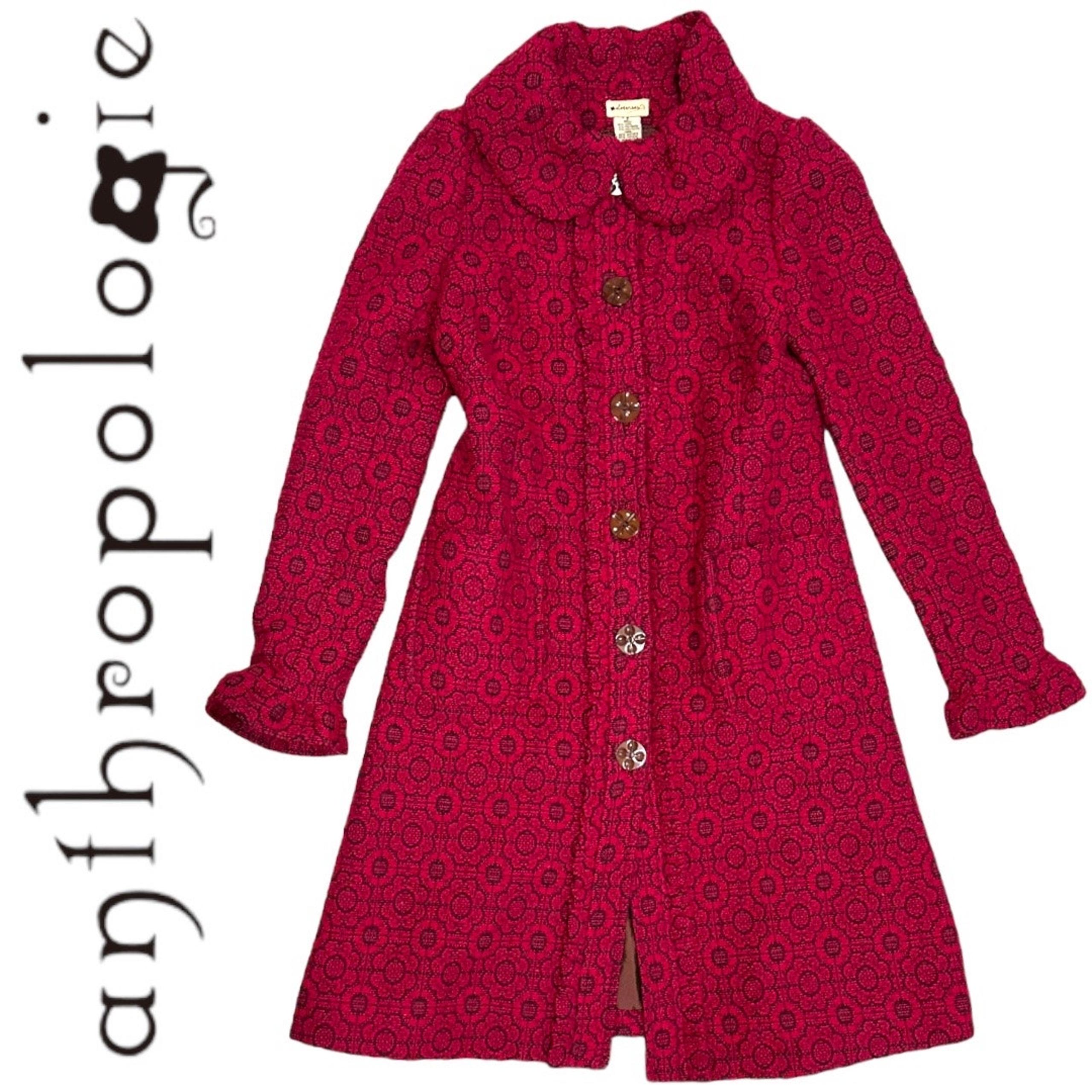Rare Anthropologie Winter 07 Peacoat
