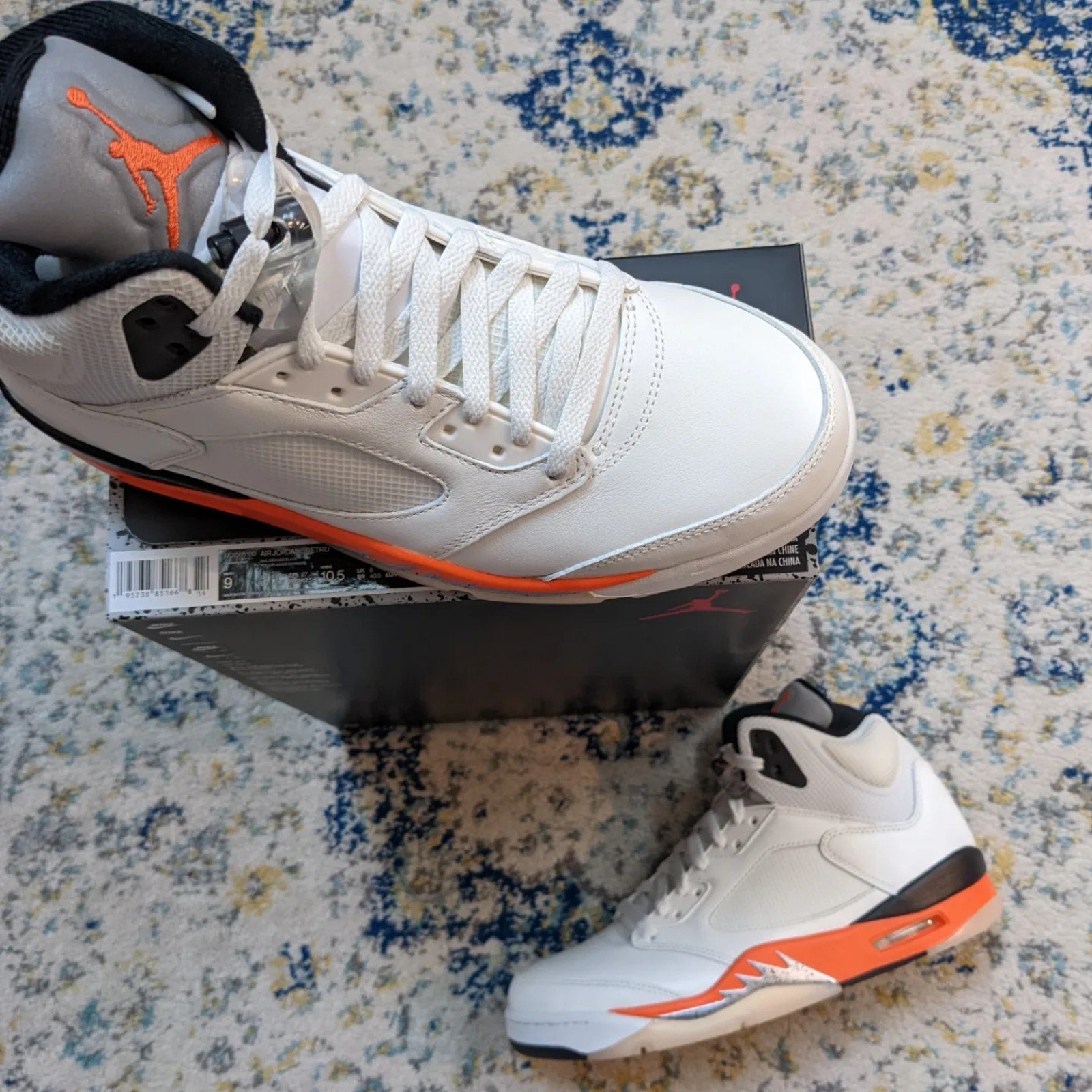 Jordan 5 shattered backboard size 9m