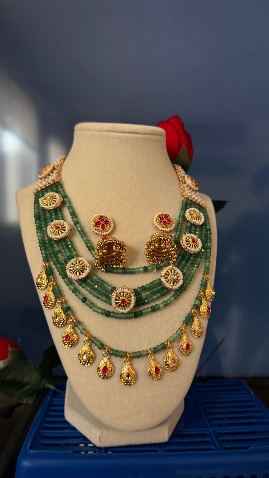Indian kundan choker set