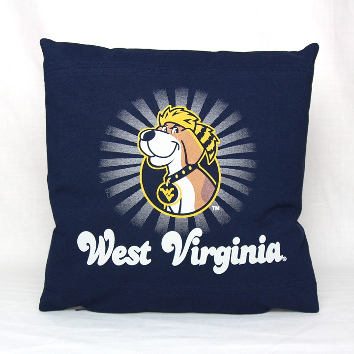 West Virginia University Mountaineer Pillow