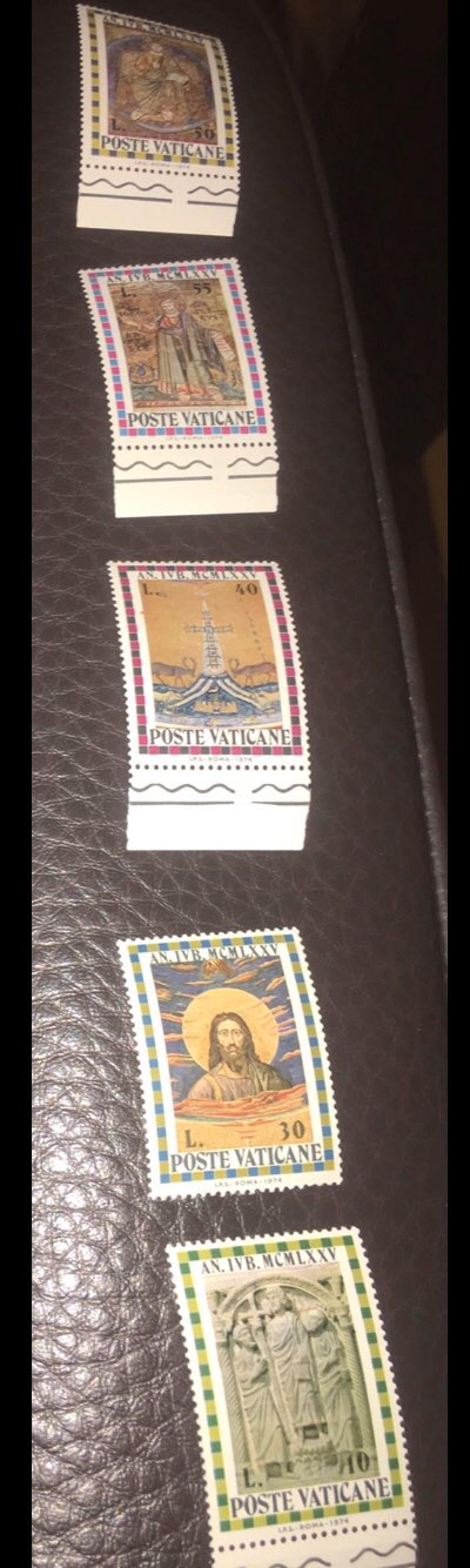 Vatican 1974 Scott # 564-68 MNH