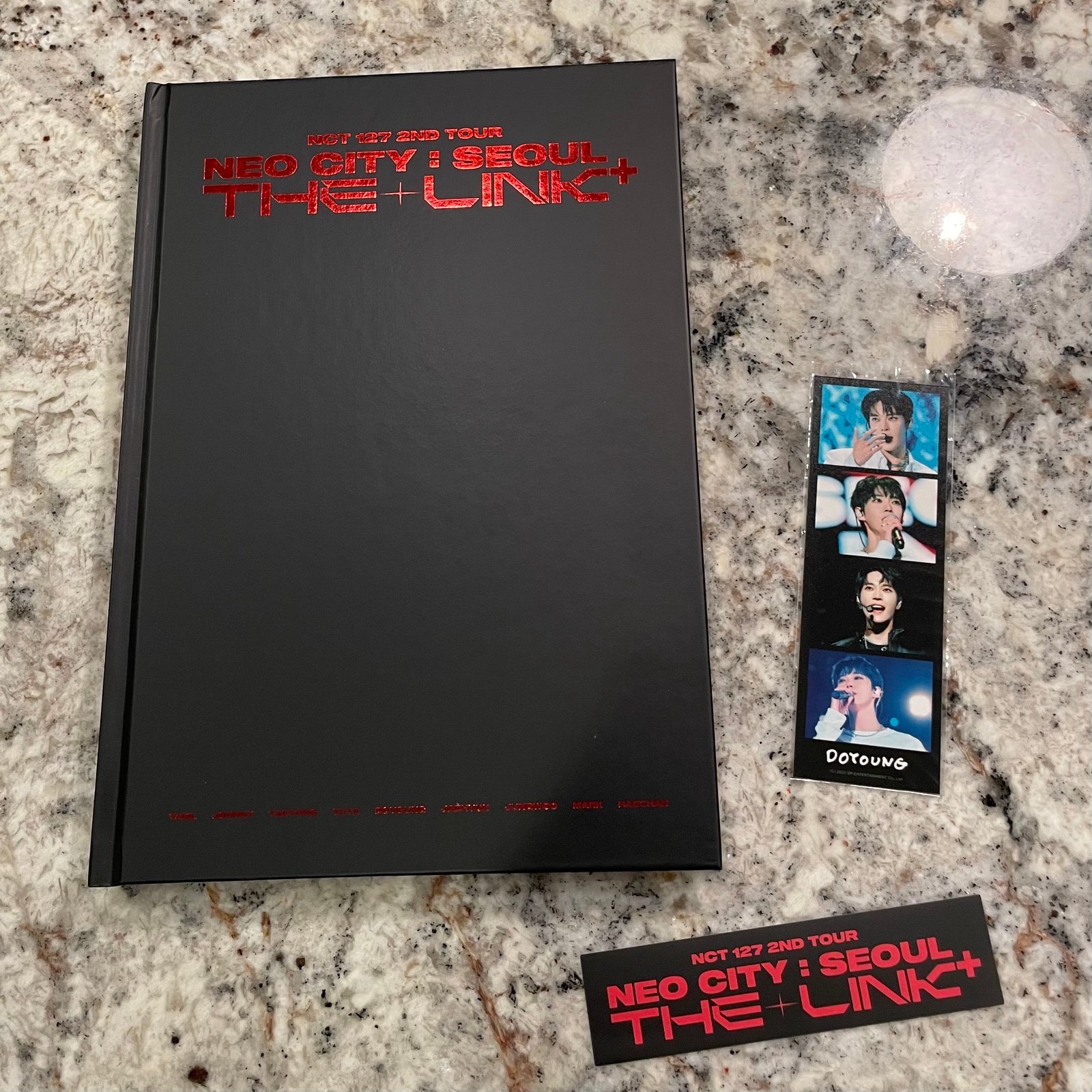 NCT 127 NEO CITY SEOUL THE LINK PHOTOBOOK + DOYOUNG 4 CUT FILM STRIP PHOTO SET